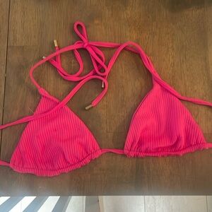 Monday Swimwear Pink Bikini Top M